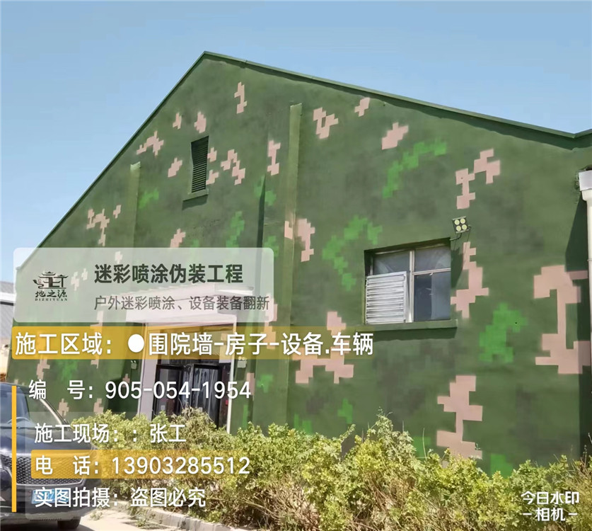 松江外墙数码迷彩漆施工报价清单（100㎡标准墙面测算）